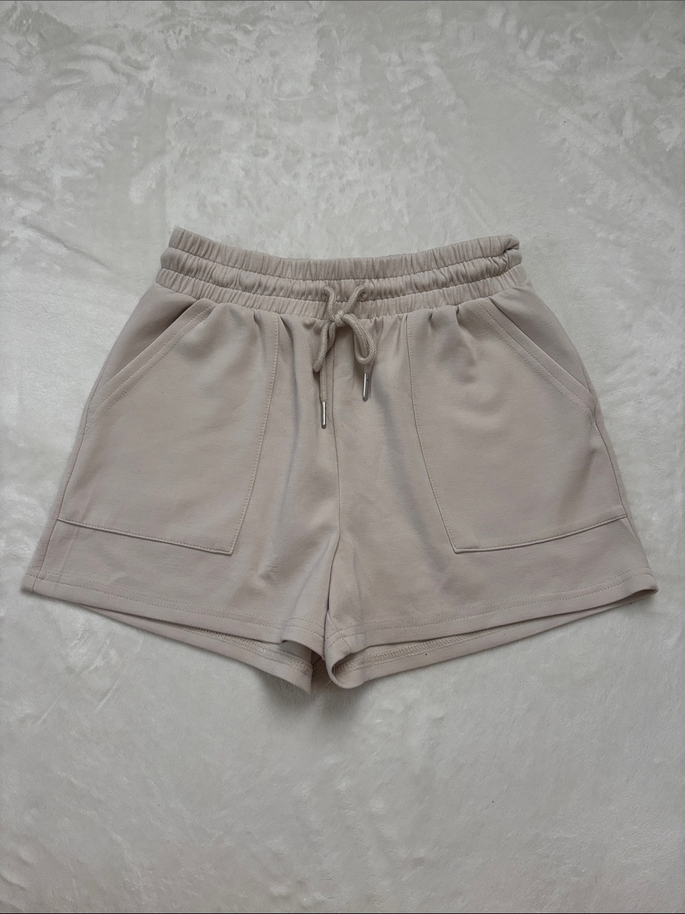 Beige Soft Shorts